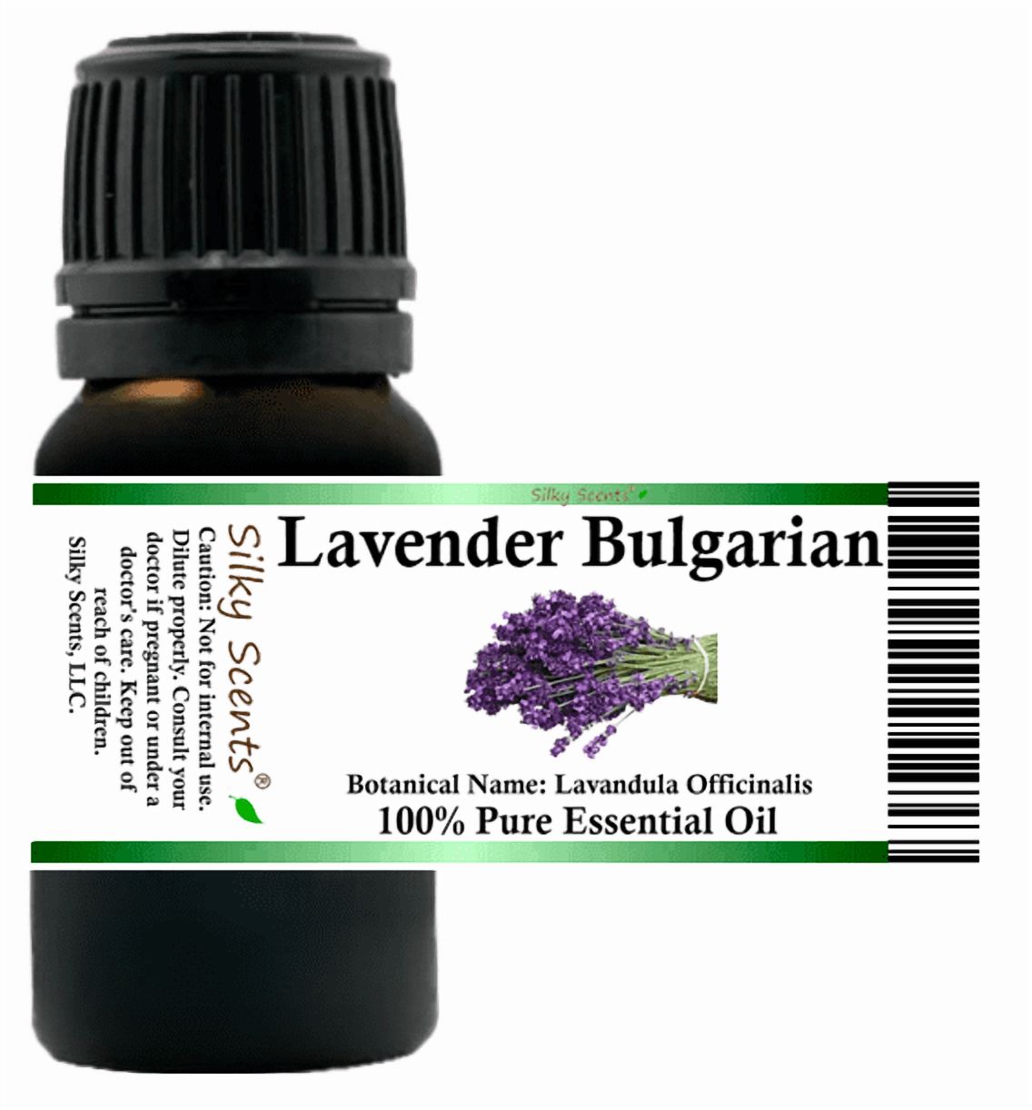 Lavender Bulgarian Essential Oil 10 ml (1/3 fl oz) - 100% Pure and Natural by Silky Scents
