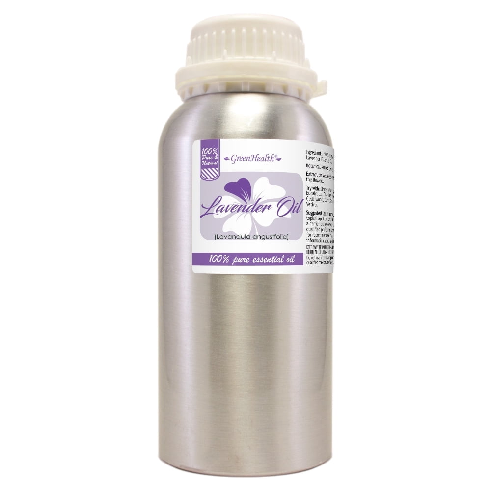 Lavender (Bulgarian) Essential Oil - 16 fl oz - Aluminum Bottle w/ Locking Cap