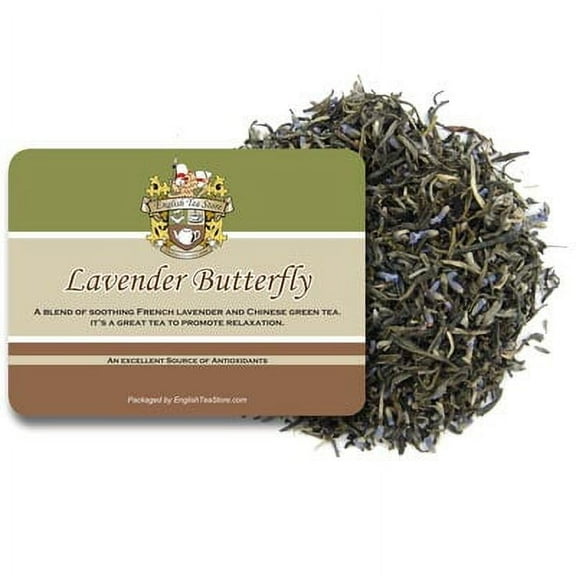 Lavender Butterfly Tea - Loose Leaf Pouches - 16oz