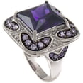 thumbnail image 1 of Lavender CZ Ladies Cocktail Ring RL221 (6), 1 of 1