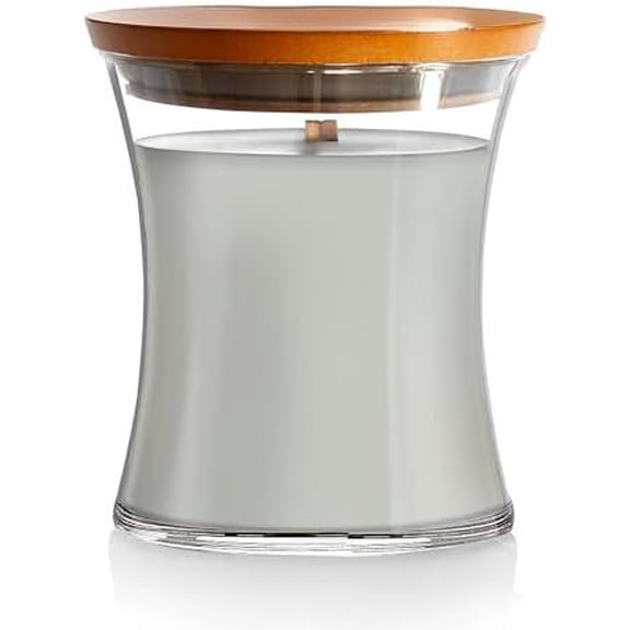 Lavender & Cedar Holiday Candle Gifts for Women and Men, 9.7 oz Medium Hourglass Candle with Crackling Wick