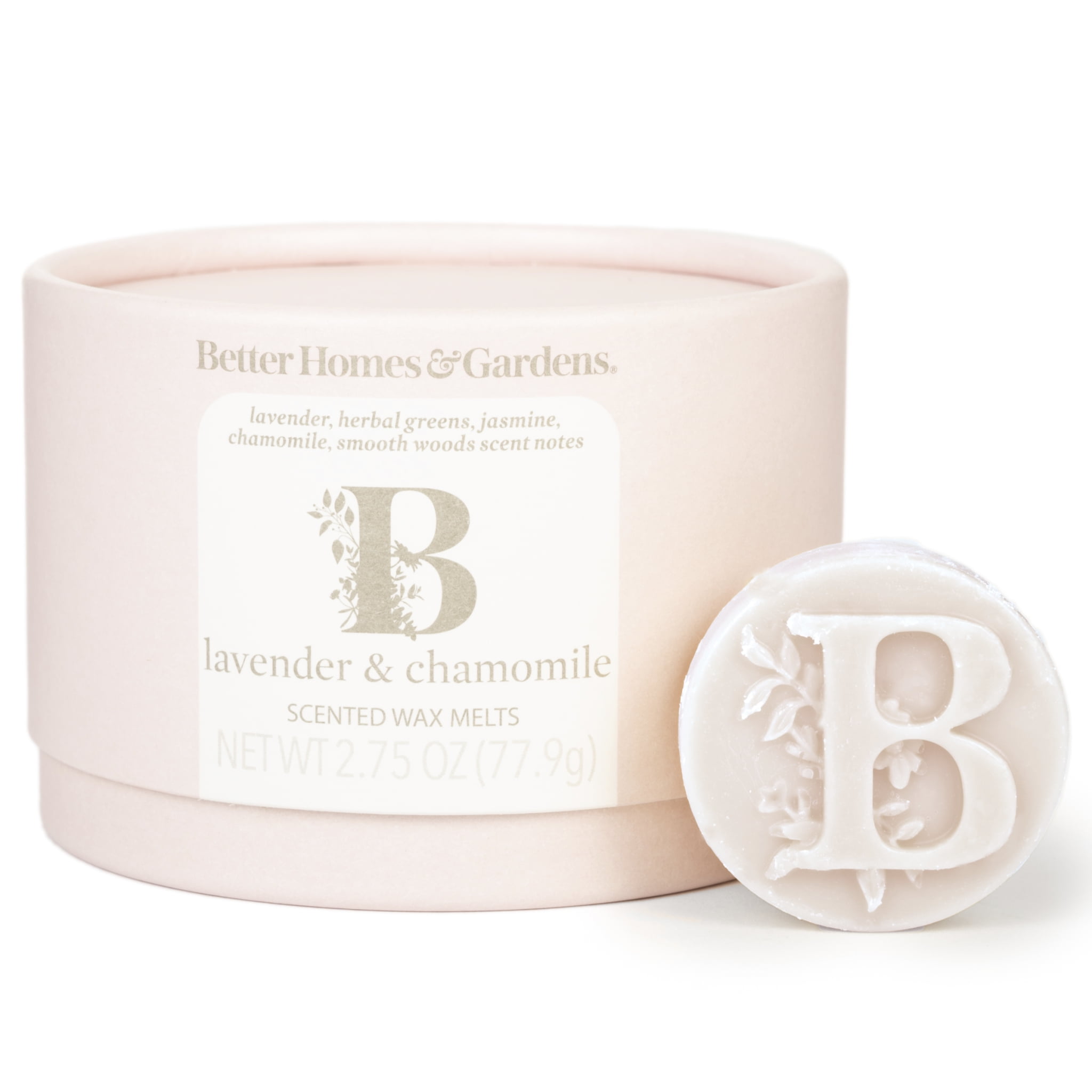 Lavender & Chamomile Essential Oil Infused Wax Melts, Better Homes & Gardens, 2.75 oz (1-Pack)