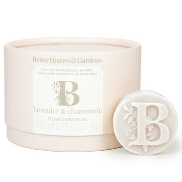 Lavender & Chamomile Essential Oil Infused Wax Melts, Better Homes & Gardens, 2.75 oz (1-Pack)