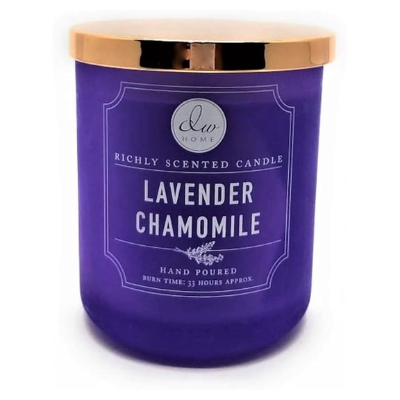 Lavender Chamomile Medium 1 Wick Hand Poured 9.21 oz Candle