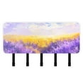 thumbnail image 1 of Lavender Clouds Wheat Mail Holder Organizer Wall Mount with Shelf Key Holder Key Rack with 5 Key Hooks for Wall Decorative, 1 of 6
