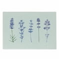 thumbnail image 1 of Lavender Cutting Board, Watercolor Florist Art Style Herbs Fresh Rural Field Gardening Theme, Decorative Tempered Glass Cutting and Serving Board, Small Size, Lavender Lilac and Green, by Ambesonne, 1 of 1