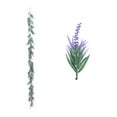 thumbnail image 1 of Lavender Decorative Vines, Artificial Lavender Garland, Long Indoor Outdoor Flower Decor for Front Door, Wall, Mantle, Wedding, Event, Patio, Porch, 1 of 6