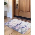 thumbnail image 1 of Lavender Door Mat&nbsp;Indoor Outdoor Entrance, Non Slip Rug for Kitchen Bathroom Entryway Rug, Pastoral Pastel Purple Pink Wildflower Washable Doormat Floor Mat for Office Home Decor 24x36 Inch, 1 of 8