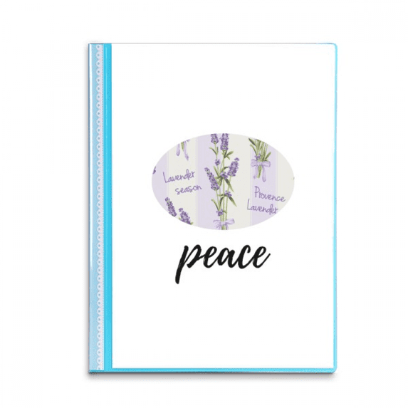 Lavender Drawing Art Book Sheet Protectors Portfolio Binder Folder