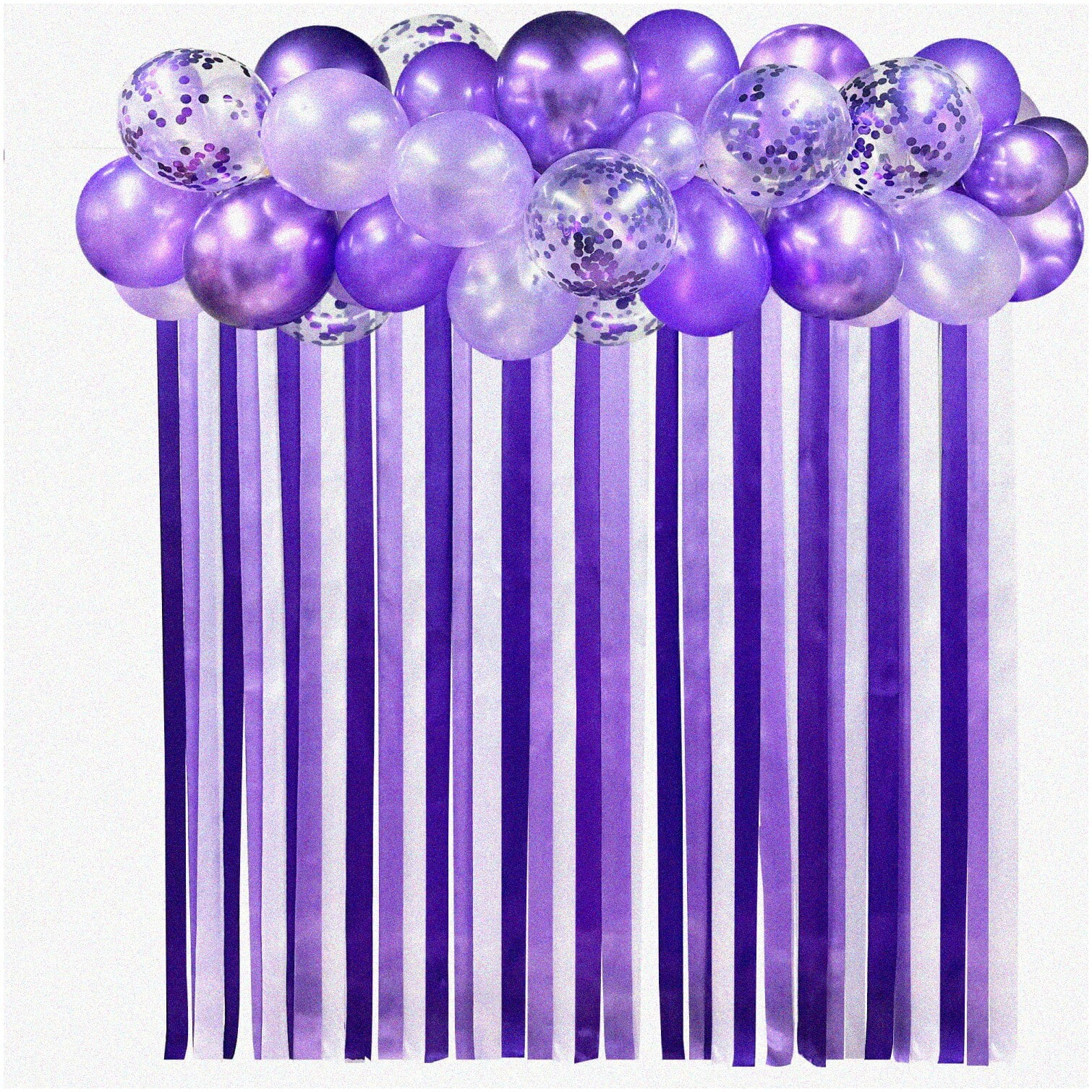 Lavender Dreams Celebration Kit: Vibrant Ribbon Fringe Curtain ...