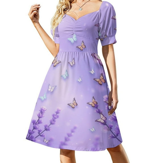 Lavender Dress Elegant Dresses Plus Sizes Dress Summer 2025 Women Long Dress Women Women's Dress
