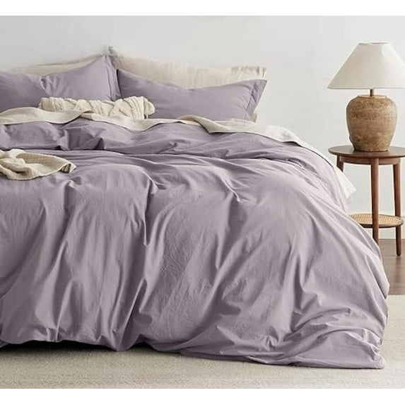 Lavender Duvet Cover Set For Bedroom Boho Bedding Set Breathable Lightweight Quilt Cover 8Corner tie For Closure Zipper Bohemian Bedding Set