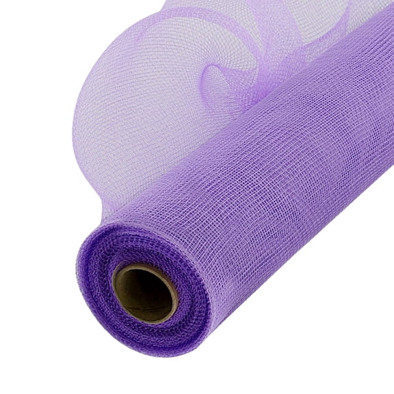 Spring Lavender Wreath Deco Mesh - 10 x 10 Yards, Easter, Valentines Day Gift Wrap, Mothers Day, Wedding Decor, Birthday Garlands, Gift Basket, Church, School Colors, Presents, Fundraiser