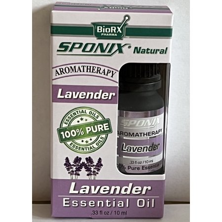 Lavender Essential Oil 10 mL Aromatherapy Made with 100% Pure Therapeutic Grade Essential Oils 10 mL by Sponix.