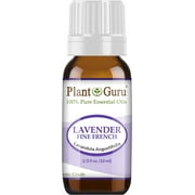 Lavender Essential Oil 10 ml(Fine French ) 100 % Pure Natural Undiluted Therapeutic Grade For Skin, Body and Hair Growth, Aromatherapy Diffuser, Great for Relaxation and Calming.