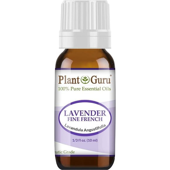 Lavender Essential Oil 10 ml(Fine French ) 100 % Pure Natural Undiluted Therapeutic Grade For Skin, Body and Hair Growth, Aromatherapy Diffuser, Great for Relaxation and Calming.