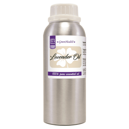 Lavender Essential Oil – 8 fl oz (237 ml) Aluminum Bottle w/Plug Cap – 100% Pure Essential Oil