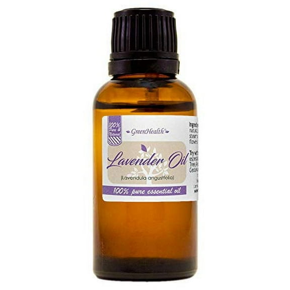 Lavender Essential Oil (Bulgarian) - 100% Pure All Natural 30 ml (1 fl oz) Glass Bottle w/ Euro Dropper