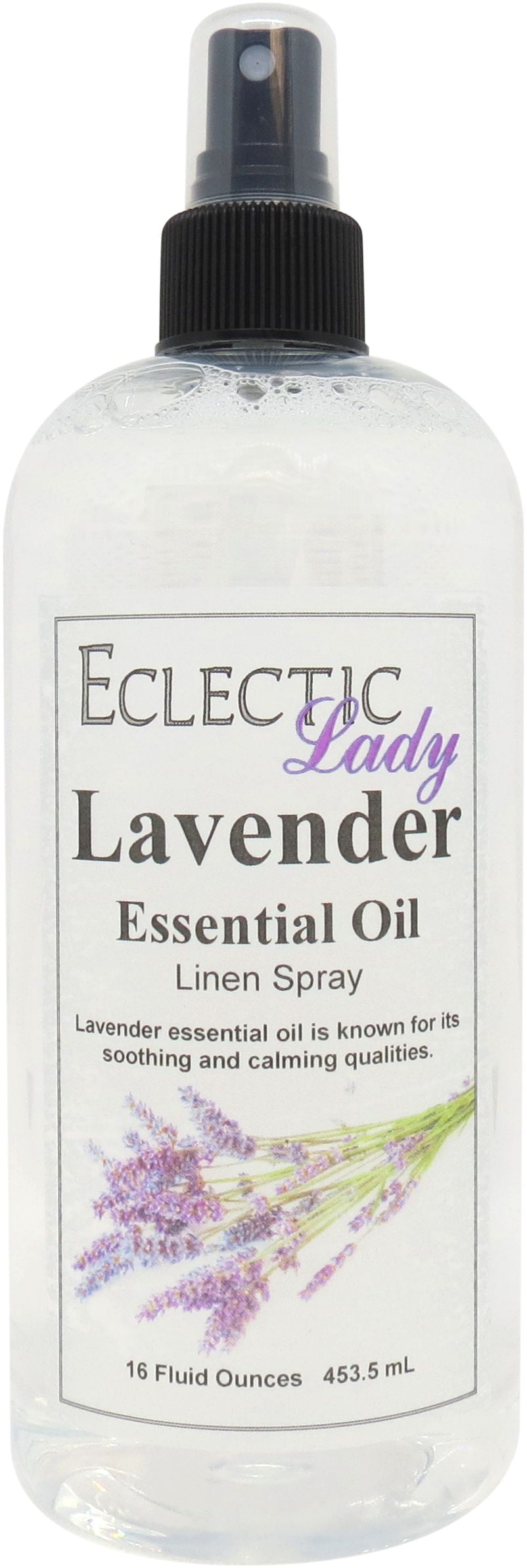Lavender Essential Oil Linen Spray, 16 ounces Eclectic Lady Sheet and
