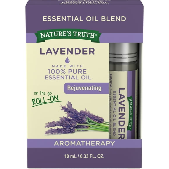 Lavender Essential Oil Roll On | Soothing Blend | 10 mL | GC/MS Tested | by Nature's Truth