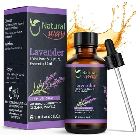Natural Way Lavender Essential Oil - Natural Fragrance Oil for Diffuser, Humidifier & Candle Making, Aromatherapy Scent for Home, Office & Bedroom