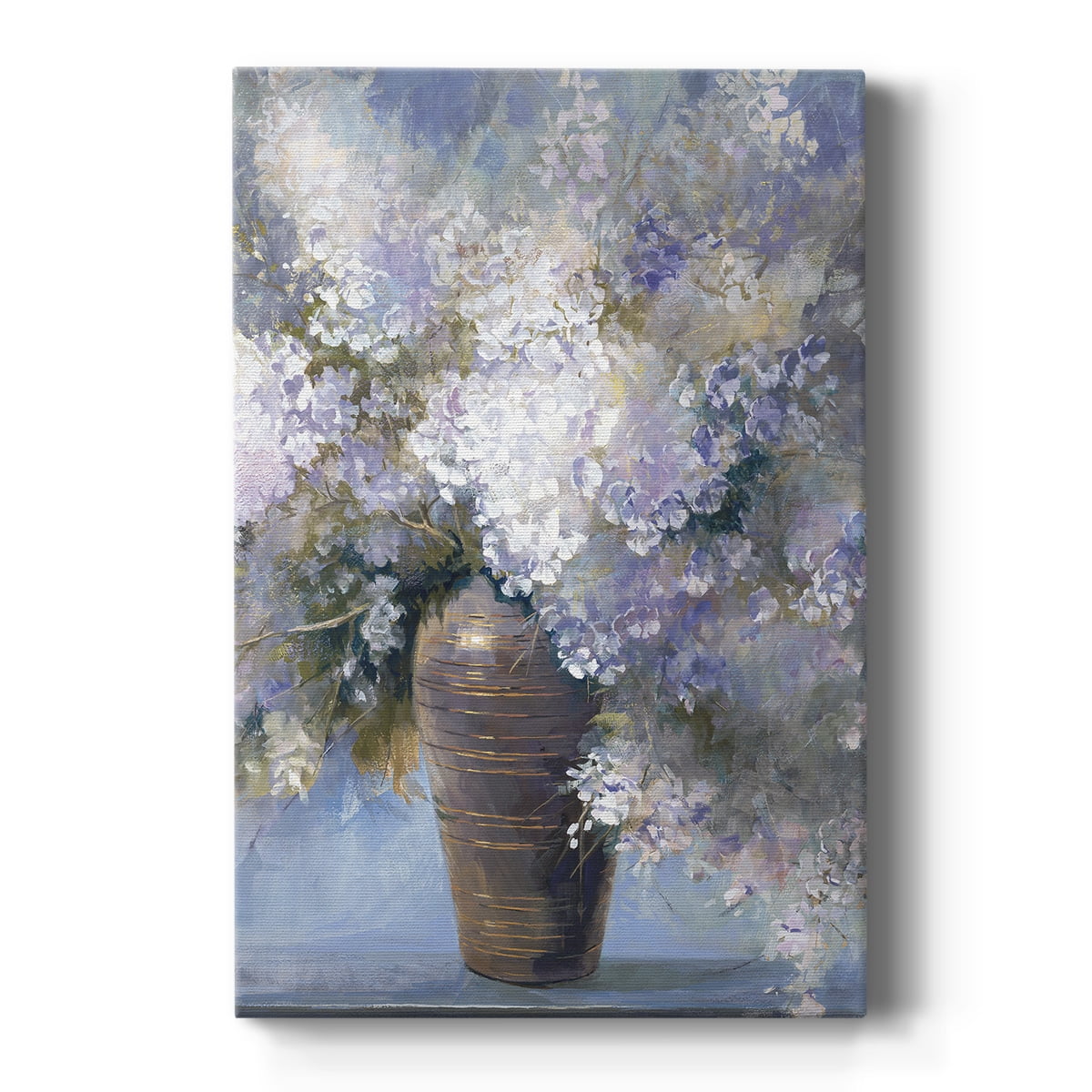 Lavender Explosion Revisited Premium Gallery Wrapped Canvas - Ready to Hang