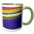 thumbnail image 1 of 3drose, Lavender Farm, Hokkaido Prefecture, Japan, 11oz Two-tone Green Mug, 1 of 6