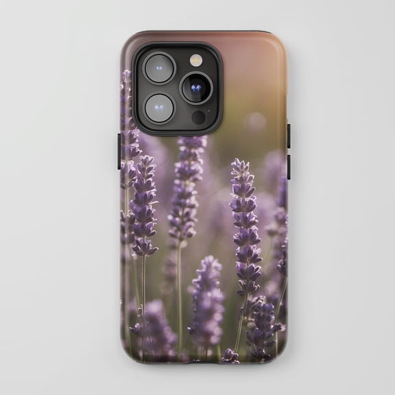 Lavender Field For All iPhone Series Tough Phone Case Nature Photography