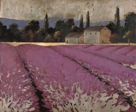 Lavender Fields 2 Canvas Art - James Wiens (20 x 24)