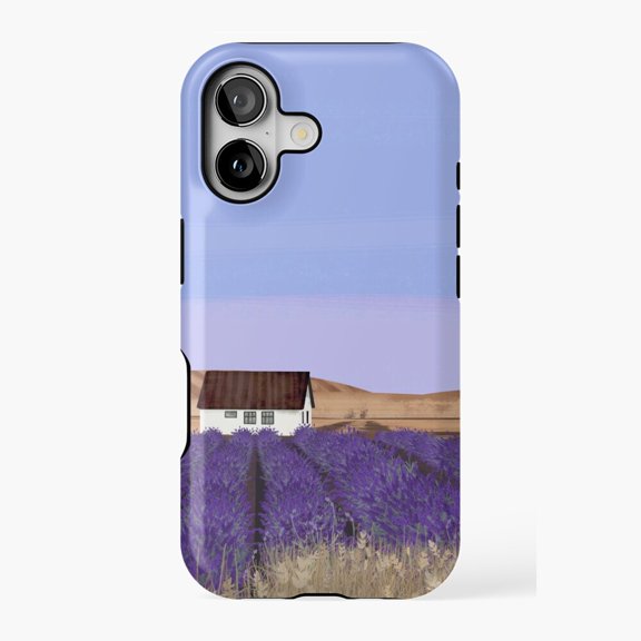 Lavender Fields Purple Flower Phone Case 17 16 15 14 13 12 11 Pro Max