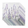 thumbnail image 1 of Lavender Floral Cloth Napkins, Spring Flowers Botanical Plants Washable and Reusable Dinner Napkins Set of 8, Table Napkin for Kitchen Party Birthday Wedding Hotel Housewarming 20"x20", 1 of 8
