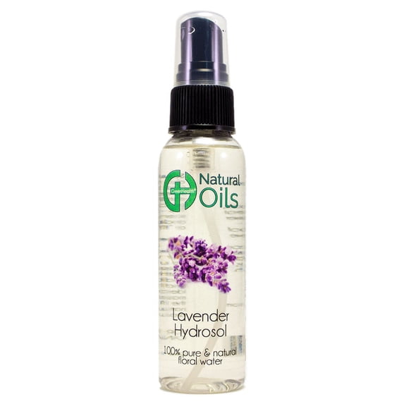 GreenHealth Lavender Floral Water 2 oz Plastic Bottle with Black Sprayer