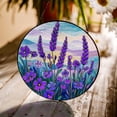thumbnail image 1 of Lavender Flower Glass Suncatcher, Purple Wildflower Window Hanging, Nature Inspired Memorial Gift, Floral Home Decor for Garden Lovers, 2D Printed, 1-sided Sun Catcher, 1 of 5