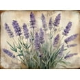 thumbnail image 1 of Lavender Flower Retro Aluminum Sign 5.5"x8" Metal Sign Lavender Flower Kitchen Wall Decor Shabby Chic Bathroom Decor Tin Garden Signs for Cafes Club Pub Man Cave Wall Sign Gifts, 1 of 6