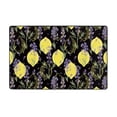 thumbnail image 1 of Lavender Flowers Lemon Shaggy Area Rug, Rugs for Living Room Bedroom Non Slip Door Mat Indoor Carpet Machine Washable Nursery Home Decor Floor Mats for Entryway 60x39in-#, 1 of 5