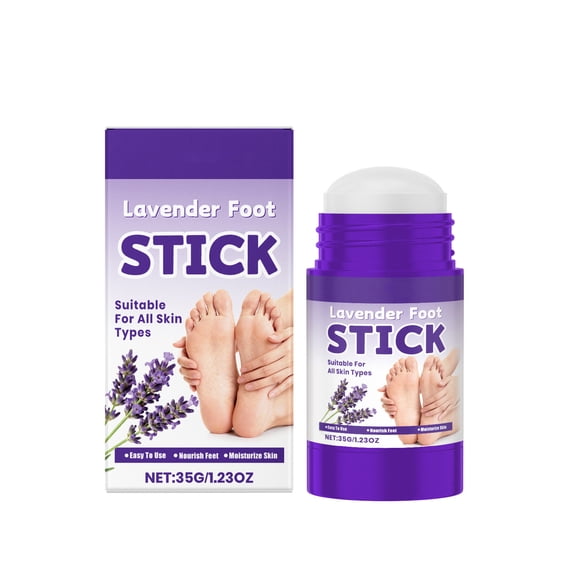 Lavender Foot Stick, Easy-to-Use Portable Design, Nourishes & Moisturizes Dry Foot Skin, Suitable for All Skin Types for Gentle Daily Foot Care