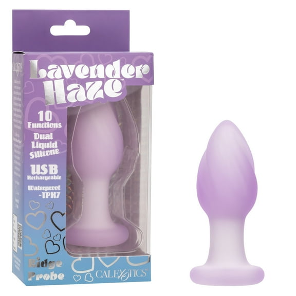 Lavender Haze Ridge Anal Probe - Lavender/White