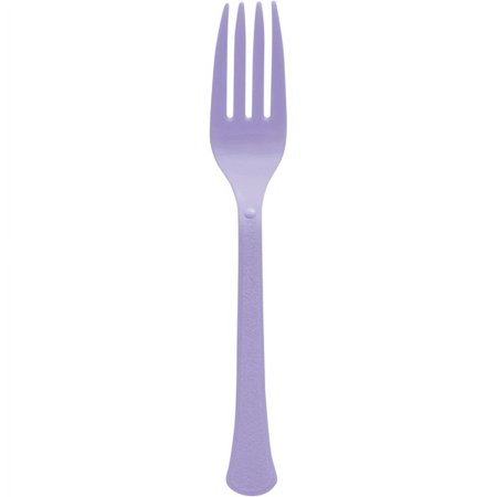 Lavender Heavy Weight Forks Pack of 20