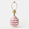 thumbnail image 1 of Lavender Herringbone Table Lamp, 1 of 4