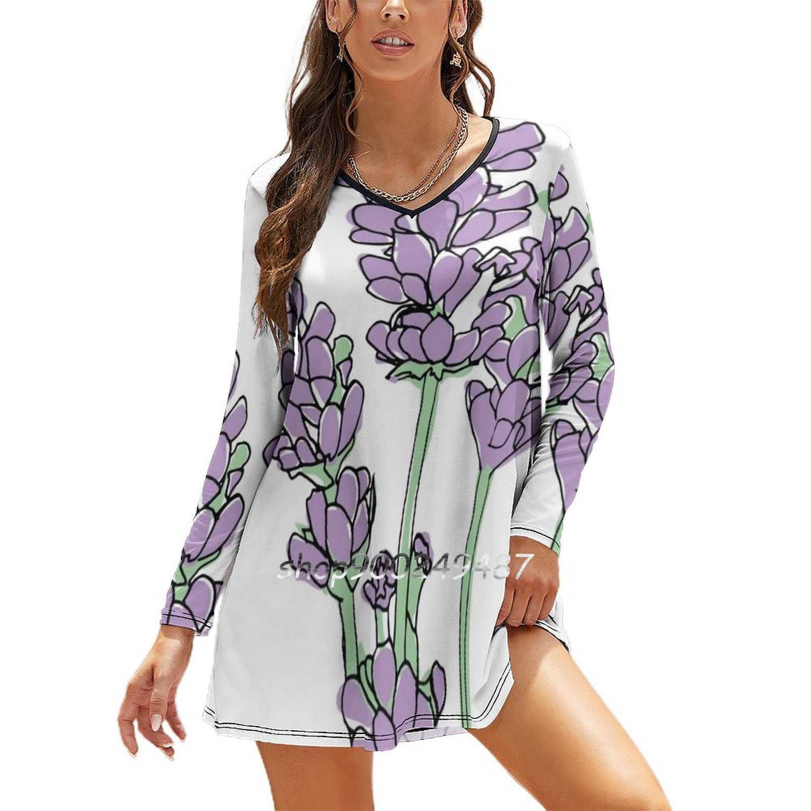 Halter Short Chiffron Dresses with V neck Lavender Plus Size
