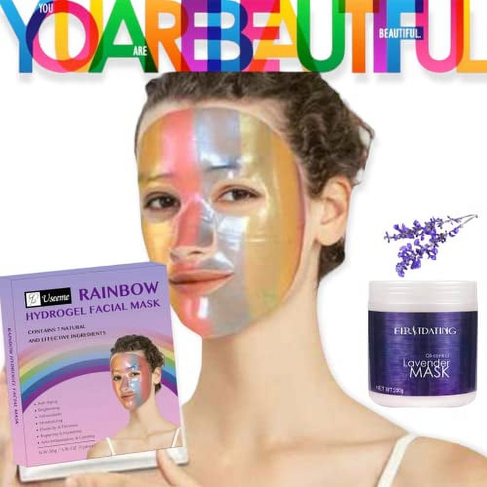 Lavender Jelly Mask Jar Face Care Rubber Mask 23 Oz Skin Care Face