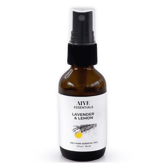 Lavender Lemon Essential Oil Aromatherapy Mist – 100% Pure Room & Linen Spray, 2 fl oz