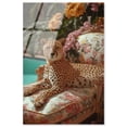 thumbnail image 1 of Lavender Leopard Acrylic Print Coastal Art Prints by Notoriart, Ready to Hang, 16 x 24, 1 of 7