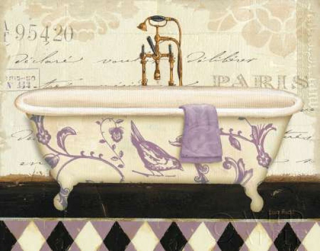 Lavender Marche de Fleurs Bath II Canvas Art - Lisa Audit (22 x 28)