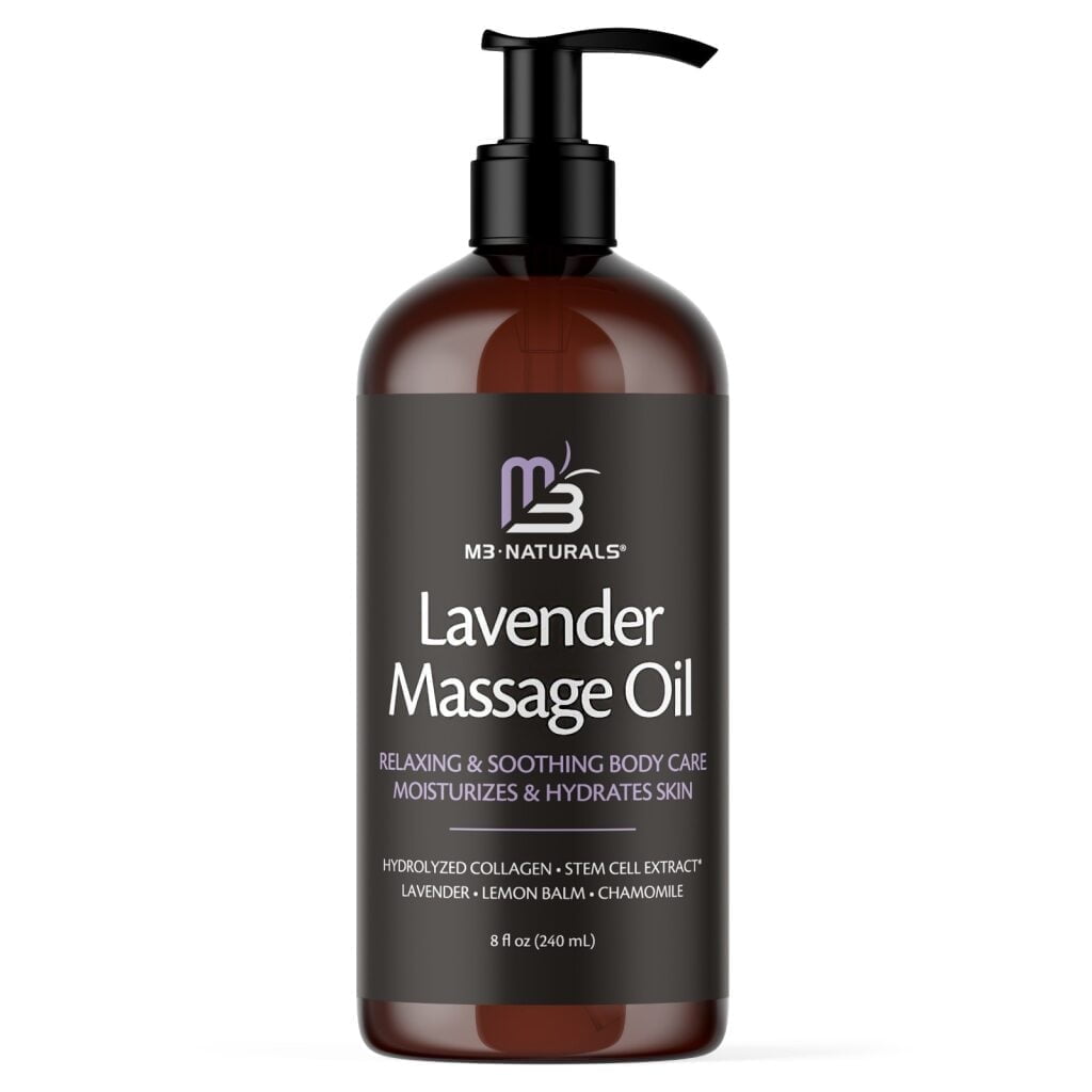 Lavender Massage Oil with Collagen and Stem Cells Massage Oil