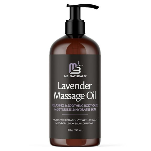 Lavender Massage Oil with Collagen and Stem Cells Massage Oil