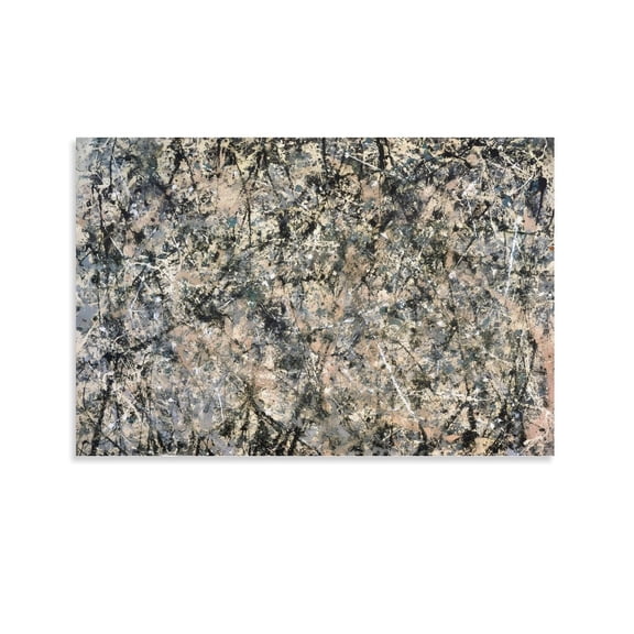 Lavender Mist by Jackson Pollock Painting Poster Canvas Wall Art Prints Poster Gifts Photo Picture Painting Posters Room Decor Home Decorative 16x24inch(40x60cm)