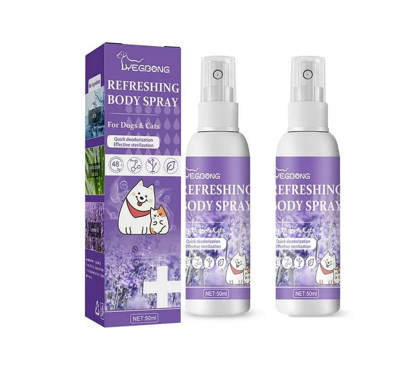Lavender Oil Dog Deodorizer Spray LongLasting Puppies Cats Dogs for