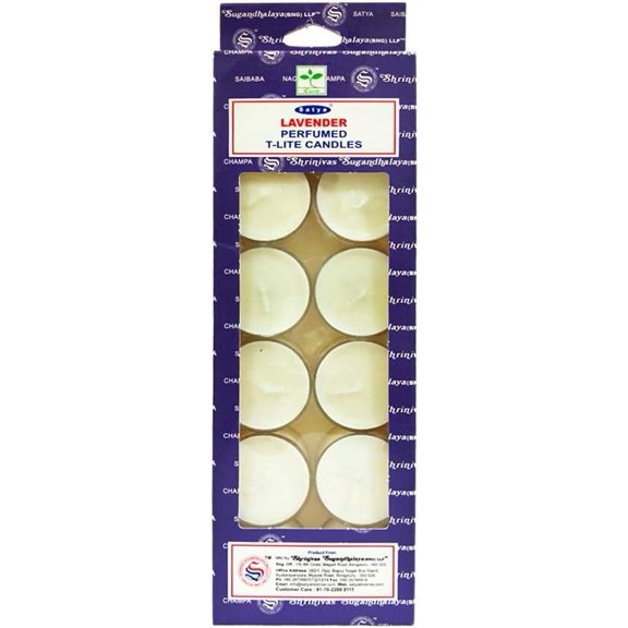 Lavender Perfumed T-Lite Candles