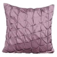 thumbnail image 1 of Lavender Pillow Cover, Solid Throw Pillow Cover, 12x12 inch (30x30 cm) Throw Pillow Cover, Taffeta Throw Pillow Cover, Textured Knotted Pintucks Solid Color, Modern - Lavender Texture, 1 of 5